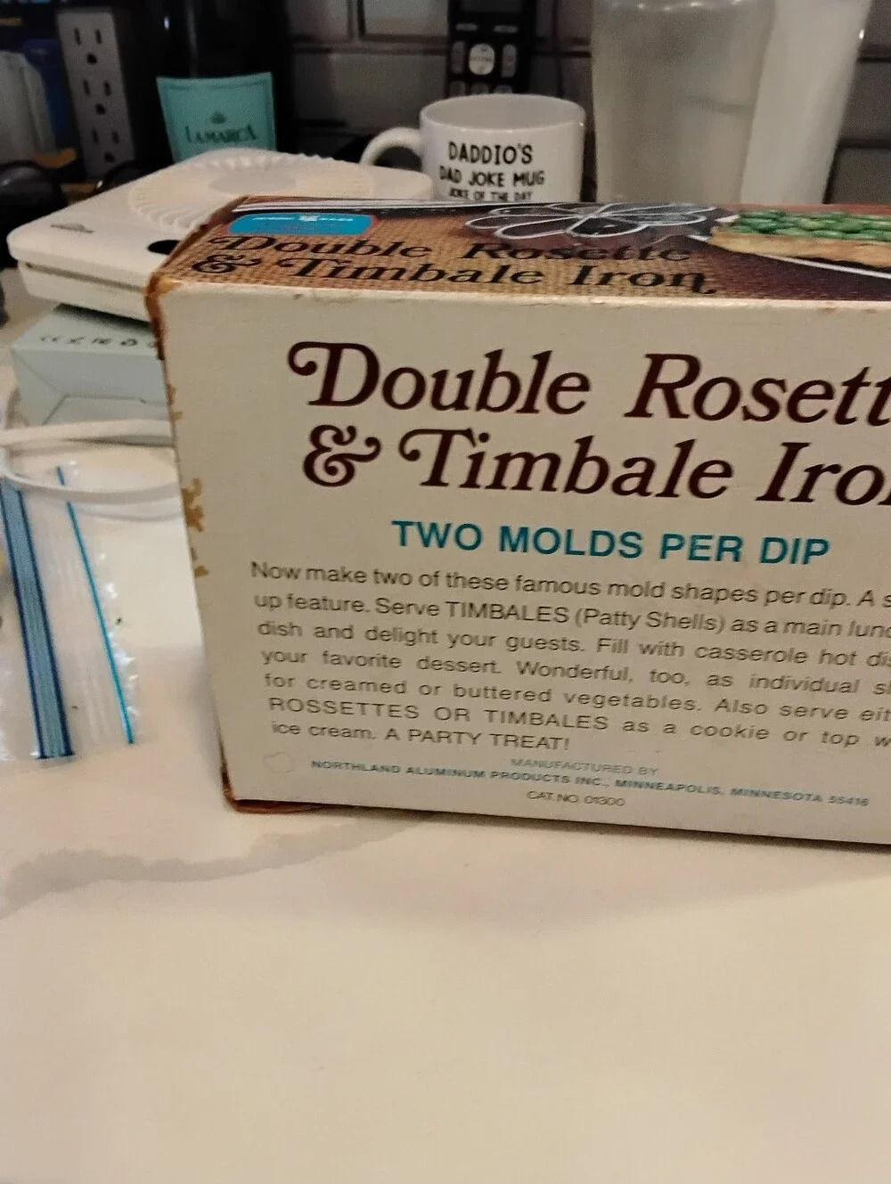 Nordicware New In Box Double Rosette & Timbale Iron.